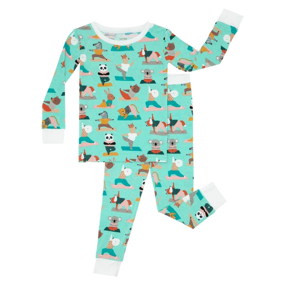 Little Sleepies Zen Zoo 2 Piece Long Sleeve Set 12-18M NEW NWT NIB